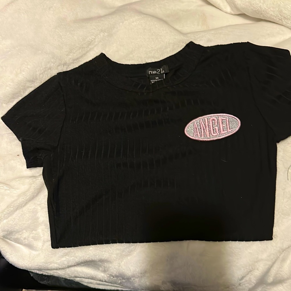 Shirt from rue 21 that says angel